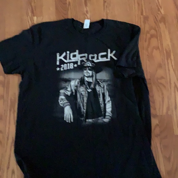 Kid Rock red nick red blooded rock & roll tee shirt - Picture 2 of 5